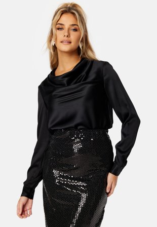 VERO MODA Kleo LS Top Black Klær