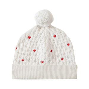 Tartine et Chocolat Printed Beanie White 10-12 Years - Headwear - 10-12 years - White - Mädchen