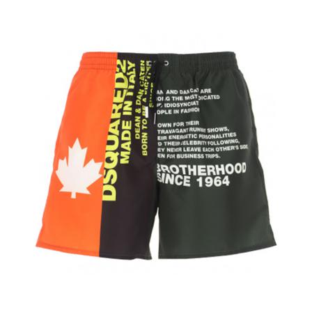 Dsquared2, Swimwear Groen, Heren, Maat:XL