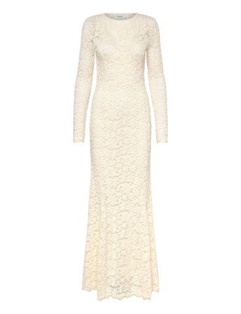 Rosemunde Rwdelicia Ls Long Bridal Dress - Cream - XXL