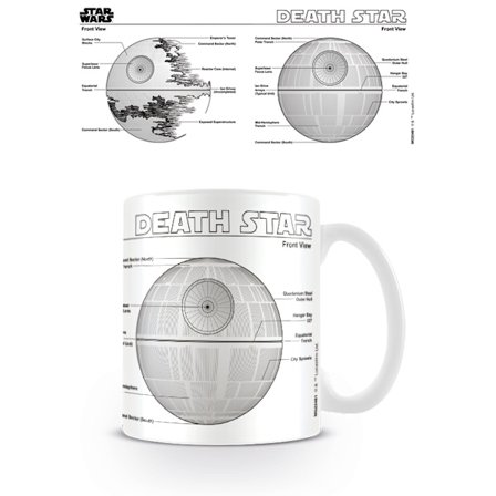 Star Wars - Death Star Sketch - Mugg