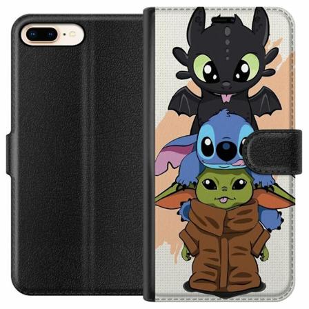 Apple Iphone 8 Plus Plånboksfodral Lilo And Stitch