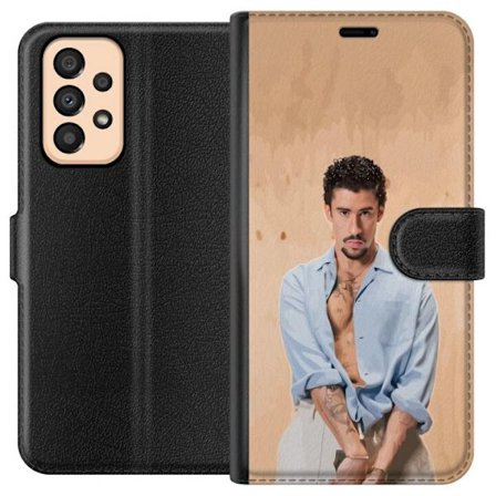 Yhteensopiva Lompakkokotelo Samsung Galaxy A33 5G Bad Bunny Super Bowl-inspiroima grafiikka, jossa NFL-trofe ja San Franciscon silta urheilusuunnittel