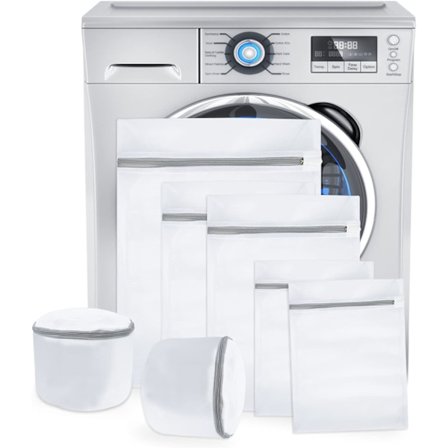 Set med 7 vaskemaskin vaskeri nett, gjenbrukbar vask nettpose/vaskeri nett/bh vaskeripose, vaskeri vaskeri nett for skjorter, bh-er, gensere, undertøy