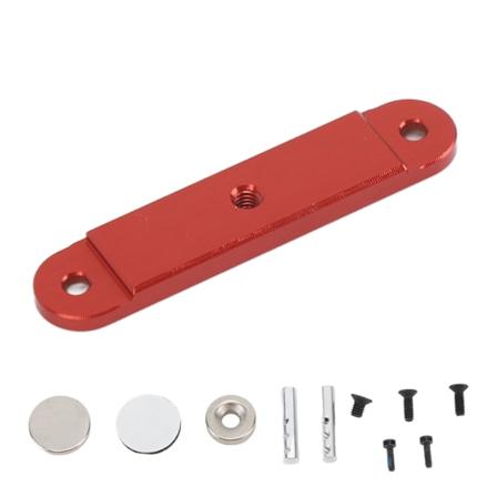 RC-skalmonteret stolpesæt Udskiftning til AXIAL 1/24 til SCX24 Stærk magnetisk kraft reducerer vibrationer RC bil skalstolpe Rød