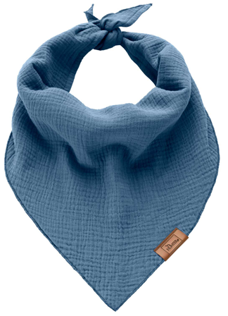 HUNTER Nola Triangle Scarf S Blue - Bandanas