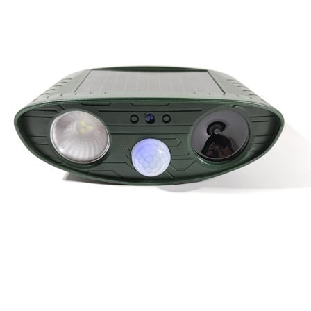 Ny solcelleopladet katte- og hundeafvisende infrarød katte- og hundeafvisende med strobe forbedret version