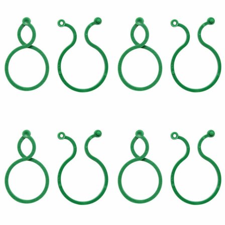 100 stk. have støtteclips til haveplanter, der bruges til at holde planter på plads