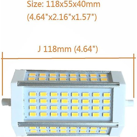 R7s LED 118mm 30w Dimbar Dagsljuslampa 6000k AC 220v 3000lm Dubbeländad J Typ LED Spotlight Golvlampa Ersättning För R7s 300w Halogenlampa-dwdz