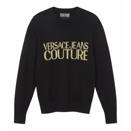 Versace Jeans Couture, Sweatshirts Zwart, Heren, Maat:XL