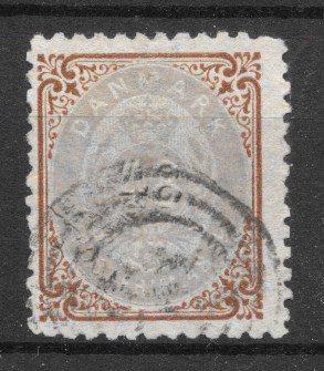 Danmark 1870 - AFA 21 - Stemplet