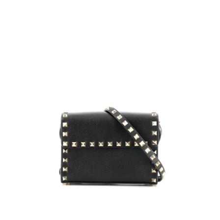 Valentino Vintage, Pre-owned Canvas shoulder-bags Zwart, Dames, Maat:ONE Size,leer
