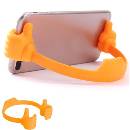 Tommelstørrelse telefonholder - Håndholdt telefonholder for skrivebord - Telefonholder for barn - Bærbar reiseholder