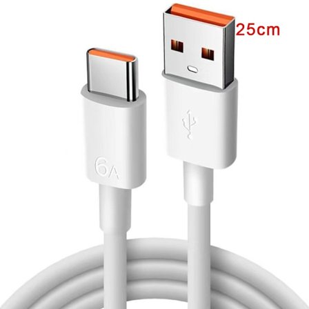 120W USB Typ C-kabel 6A Snabbladdning Typ C-kablar Snabbladdning