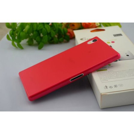 Sony Xperia Z1 L39h Skydd Skal Case Röd