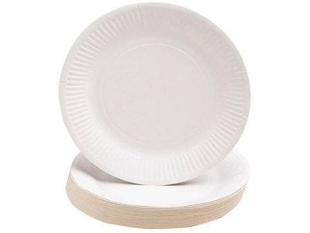 Exacompta Tallrik papper 23cm vit 50/fp - Lyreco - Kök och servering - Engångsartiklar - Tallrikar - Papper
