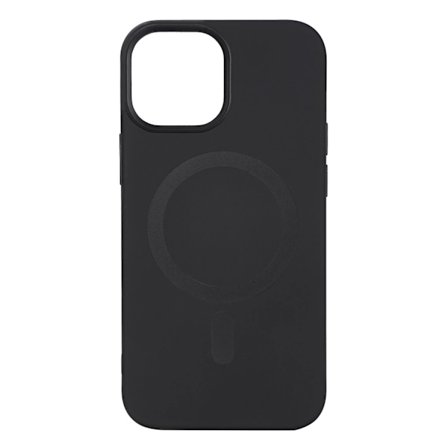 iPhone 13 mini Silicone Mag back cover, Black
