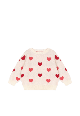 Konges Sløjd LAPIS KNIT SWEATER GOTS Hoodies & sweatshirts Dam Rosa 7-8Y