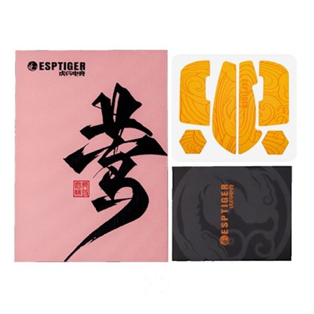 Handgjorda halkfria Sug Svett Mus Skin Musskridskor för PulsarX2 Mouse självhäftande anti-halk grepptejp