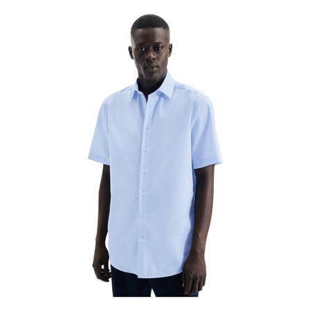 Seidensticker Business Shirt Regular , Blauw , Heren , Maat: 5XL