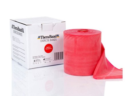 THERA-BAND Träningsband röd 45,5m - Lyreco - Sjukvård och omsorg - Rehab och sjukgymnastik - Träningsredskap