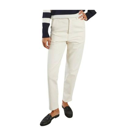 Sessun Marine jean vit, Dam Straight, Dam, Storlek: S