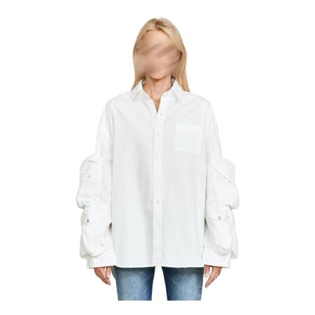 R13, Casual Shirts Biały, Kobieta, Rozmiar: M