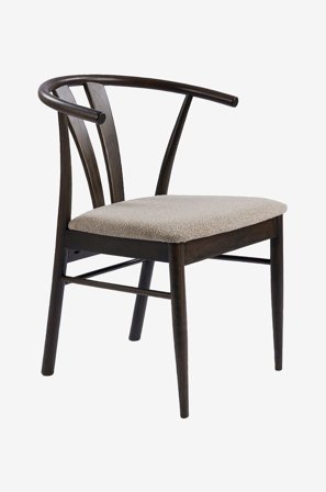 Nordic Furniture Group - Spisebordsstol Jive, 2-pak - Brun - Stole med armlæn - Fra Homeroom