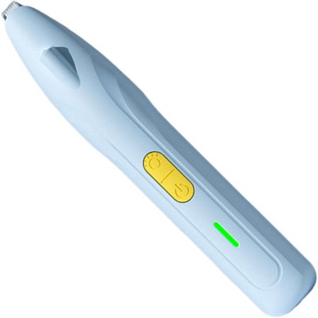 ING USB genopladelig trimmer med LED-lys til tykt og kraftigt hår, kattepote- og pelstrimmer, multifunktionel kæledyrspleje til hunde og katte