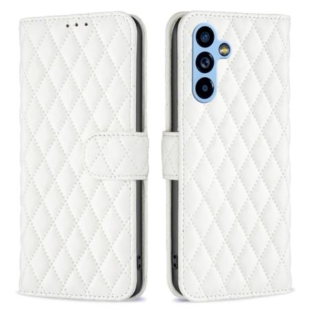 SKALO Samsung A54 5G BINFEN COLOR Quiltet Pung - Hvid White
