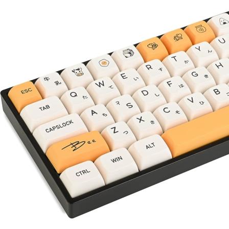 Galaxy Honningmjølk Keycap 140 Sæt Velegnet til Mekanisk Tastatur Special Sublimerende Keycap PBT Materiale
