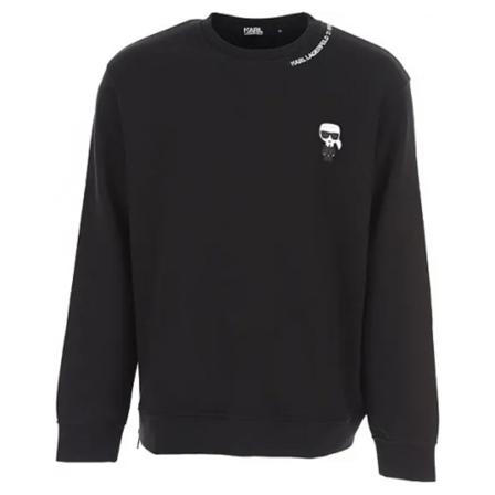 Karl Lagerfeld, Sweatshirts Zwart, Heren, Maat:S