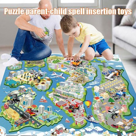 Børnelegetøj Byggeklodser Legemåtte Sæt Tidlig Læring Intelligens Kognitiv