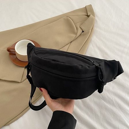 Canvas Bag Crossbody Bags SVART