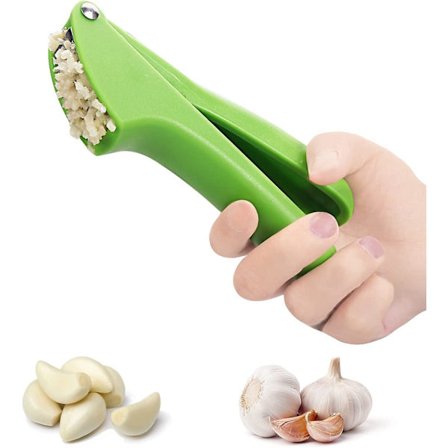 Valkosipulipuristin, civaza valkosipuli murskain valmistettu muovista ja ruostumattomasta teräksestä, valkosipuli