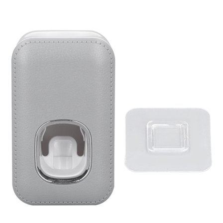 Tandkrämsdispenser helautomatisk väggmonterad handsfree lättanvänd tandkrämspressare för badrumshotell grå