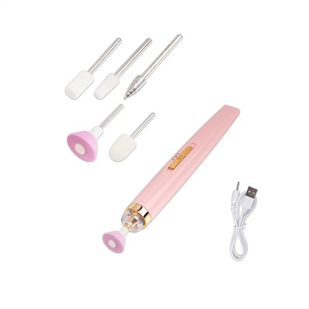 Elektrisk manikyrsett, 5 i 1 Elektrisk Neglefil Sander Mani, ZQKLA