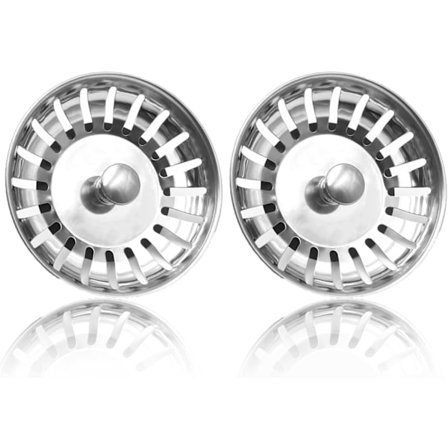 2 stk. Køkkenvask Si-Propper, Rustfrit Stål til Britiske Vaske, 80mm