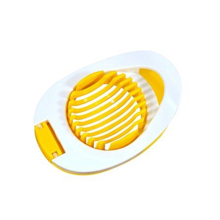 Æggedeler og frugtskærer i rustfrit stål - Perfekt til hårdkogte æg, jordbær og bløde frugter - Holdbart tråddesign, opvaskemaskine