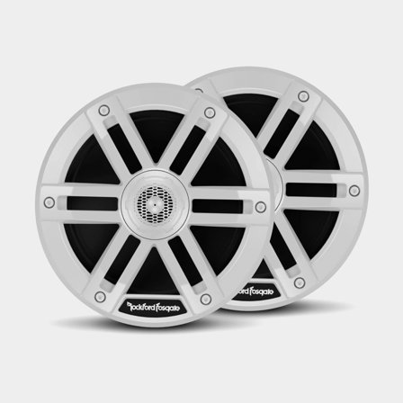 Marine-Lautsprecher Rockford Fosgate M0-65, 6.5", 250 W, wei , f0cr den fl04chenb0cndigen Einbau, 2er-Pack - Boot