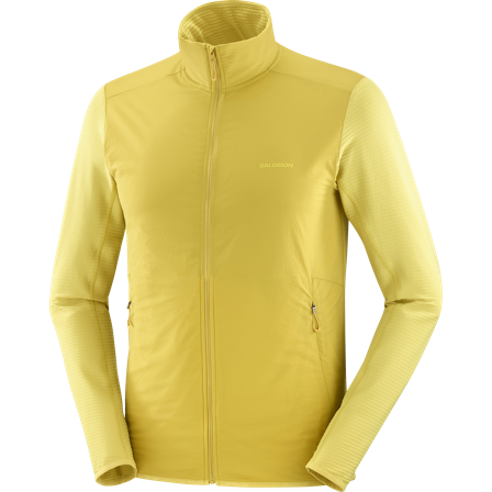 Salomon - couche intermédiaire pour homme Sntial Lightwarm Hybrid M - Cress Green - L