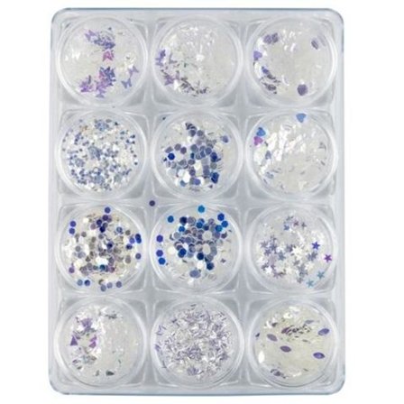 Dekorations set - Mixade former - 12 Former - 3 ml / burk