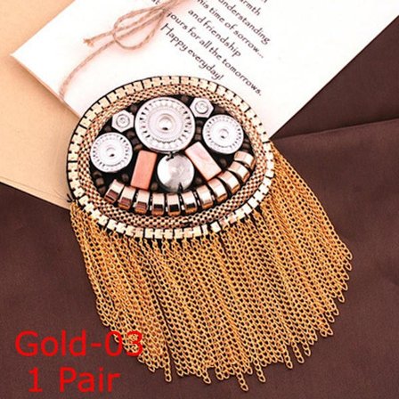 1 par brosch axel tofs Epaulett GOLD 03 03