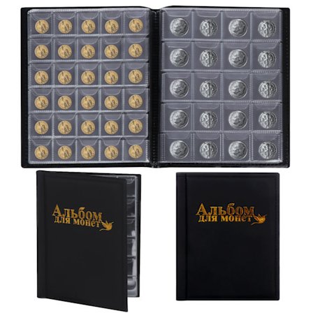 Kolikkoalbumi keräilijän pidike