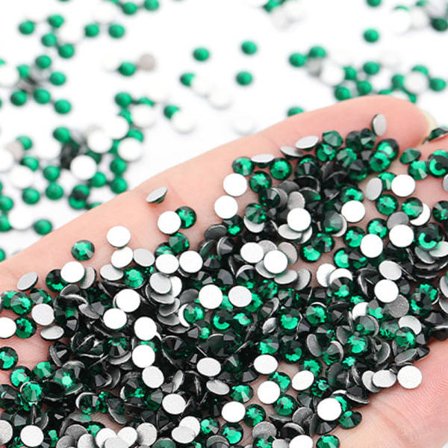 Kristallglass Hotfix Rhinestones, for håndverk klær kostymer