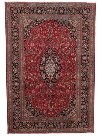 Tapis Kurdi Ghuchan 192X285 Rouge Foncé/Noir (Laine, Perse/Iran)