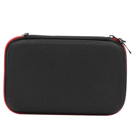 Hårdt beskyttende etui til elektrisk barbermaskine, stødsikker beskyttelse vandtæt materiale rejseopbevaringstaske med netlommeorganisation dobbelt 