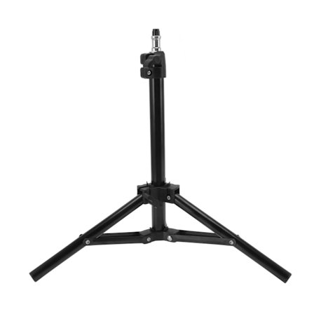 Foldbart ABS Fyldlys Tripod Stativ 46cm Maksimal Højde Selfie Stick til Live Video Kamera