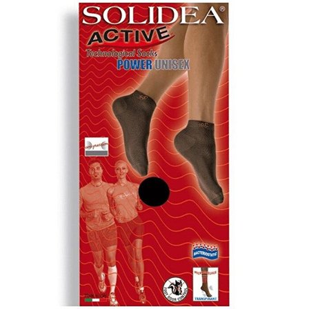 Solidea Active Power Unisex Mini Calza Verde Fluo Taglia S 1