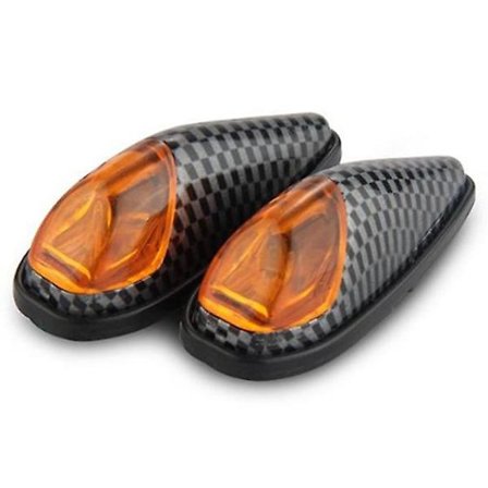2 x Moottoripyörän vilkut Tehokas LED Mini Vilkku Vilkkuva Signaalivalo